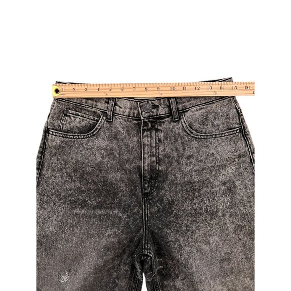 NWOT Sandro Lone Acid Washed Straight Leg Jeans Distressed Black Size 10… - Picture 14 of 16